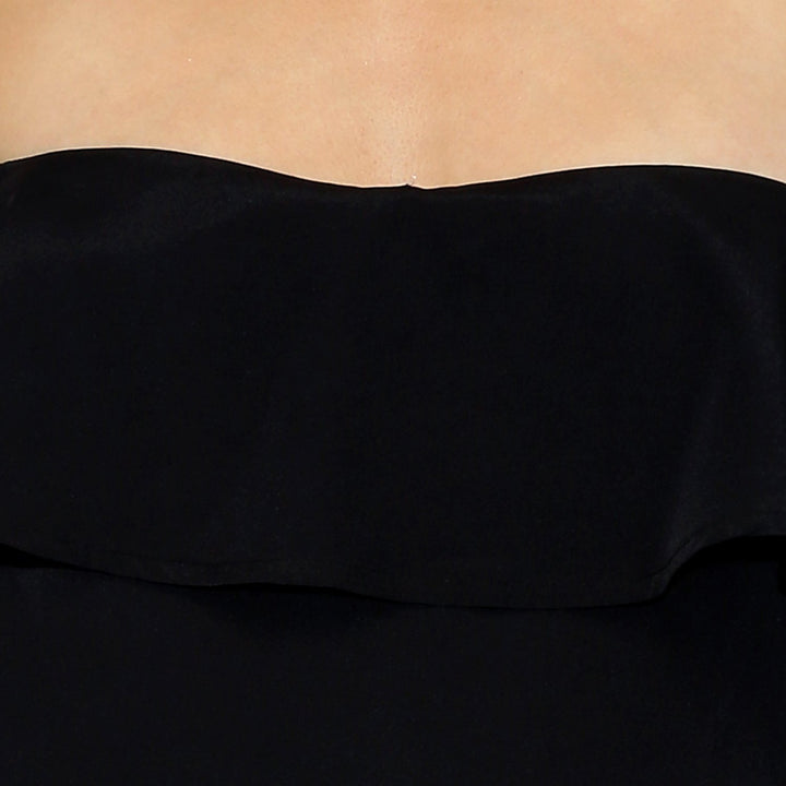 Black Frilled Jumpsuit