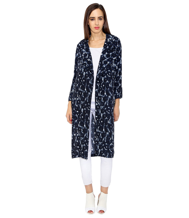 Full Sleeves Printed Coat