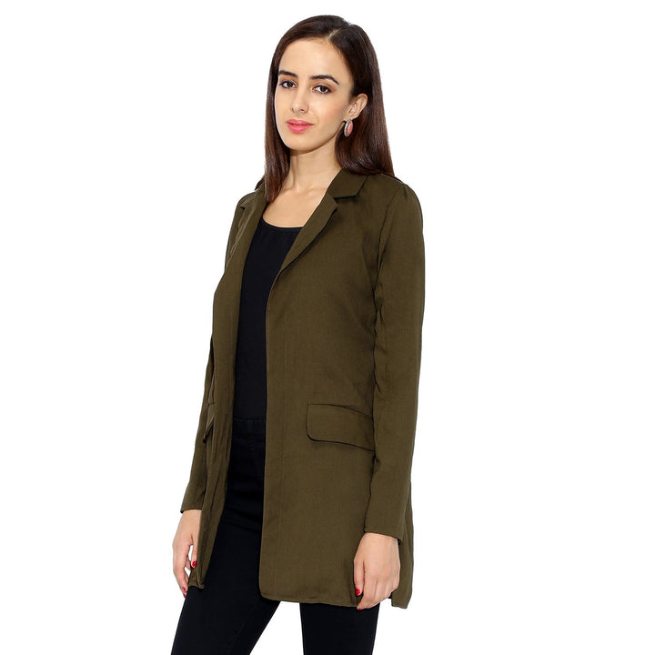 Olive Green Smart Jacket