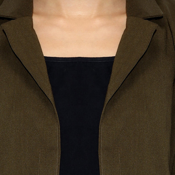 Olive Green Smart Jacket