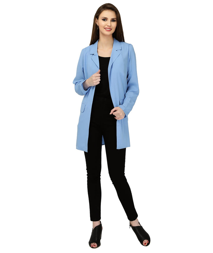 Light Blue Full Sleeves Jacket