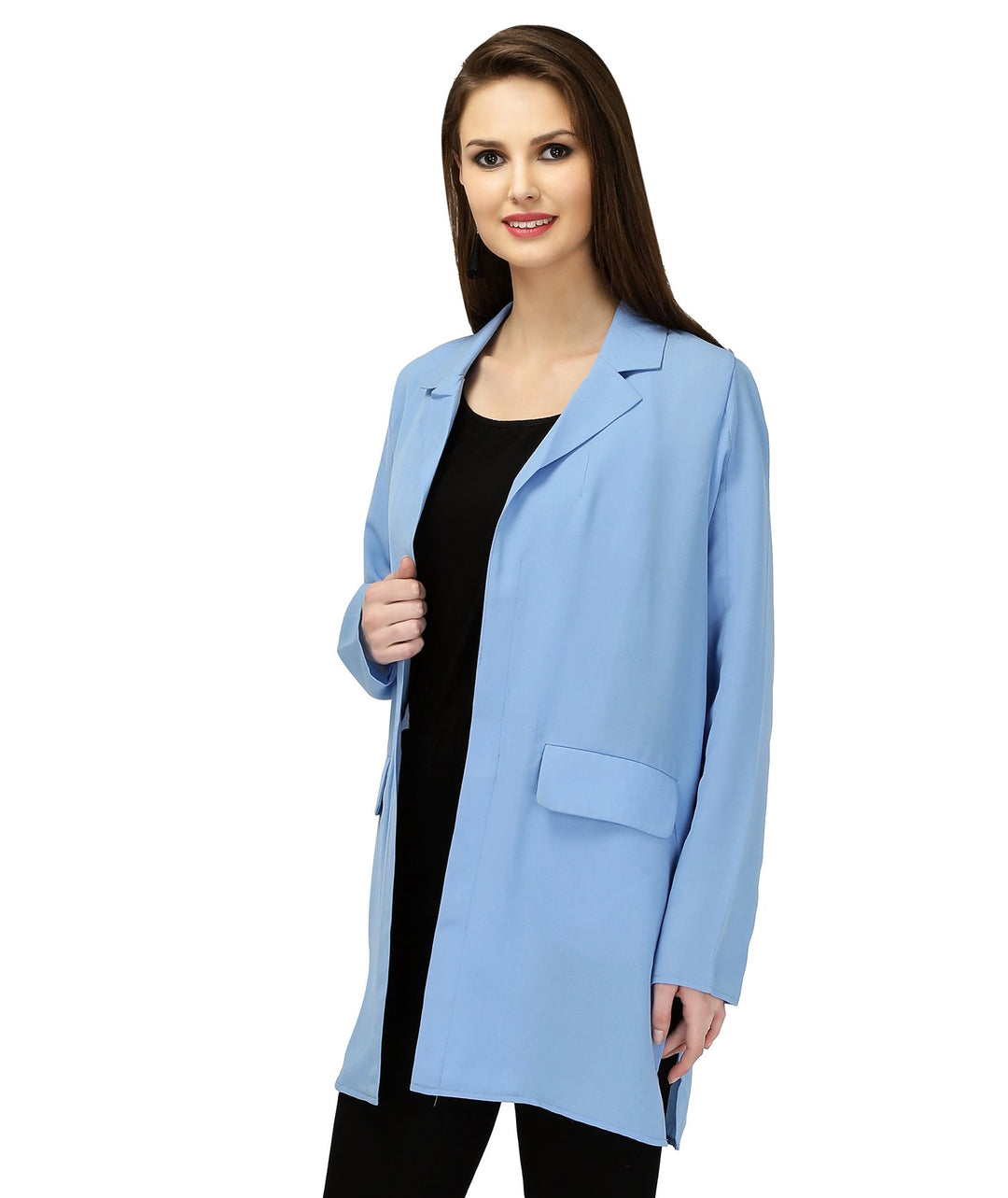 Light Blue Full Sleeves Jacket