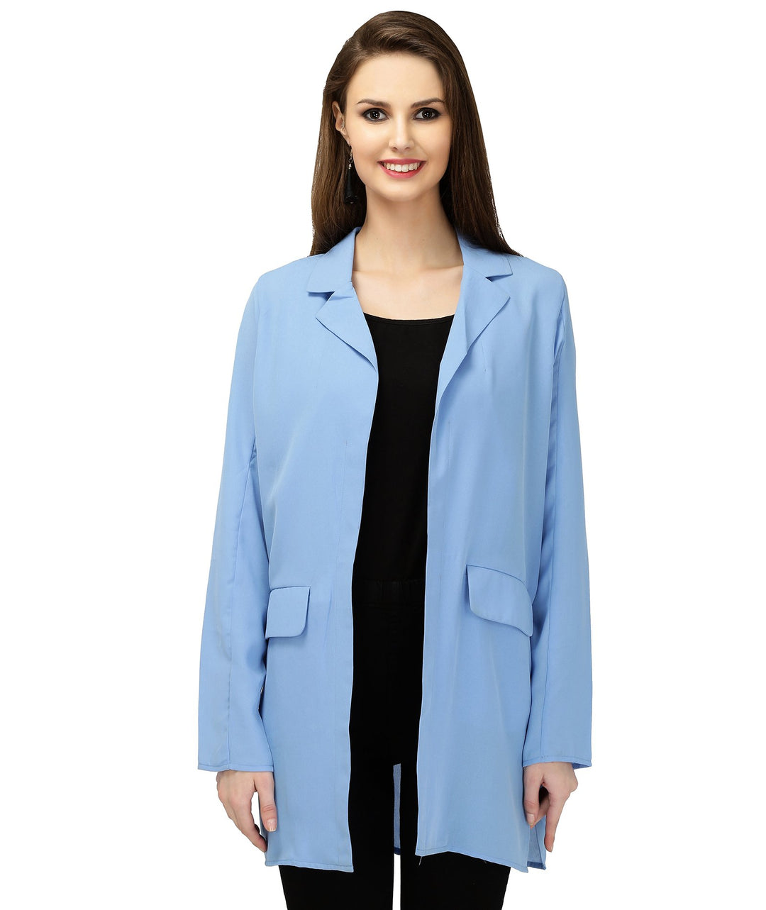 Light Blue Full Sleeves Jacket