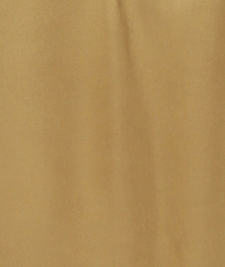 Golden Peplum Satin Shirt