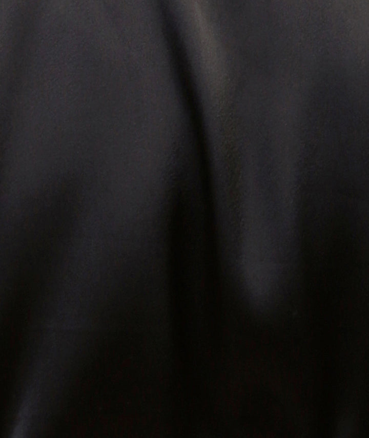 Black Satin Lace Robe