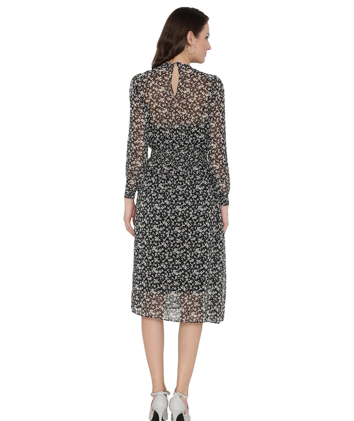 Floral Printed Brunch Dress