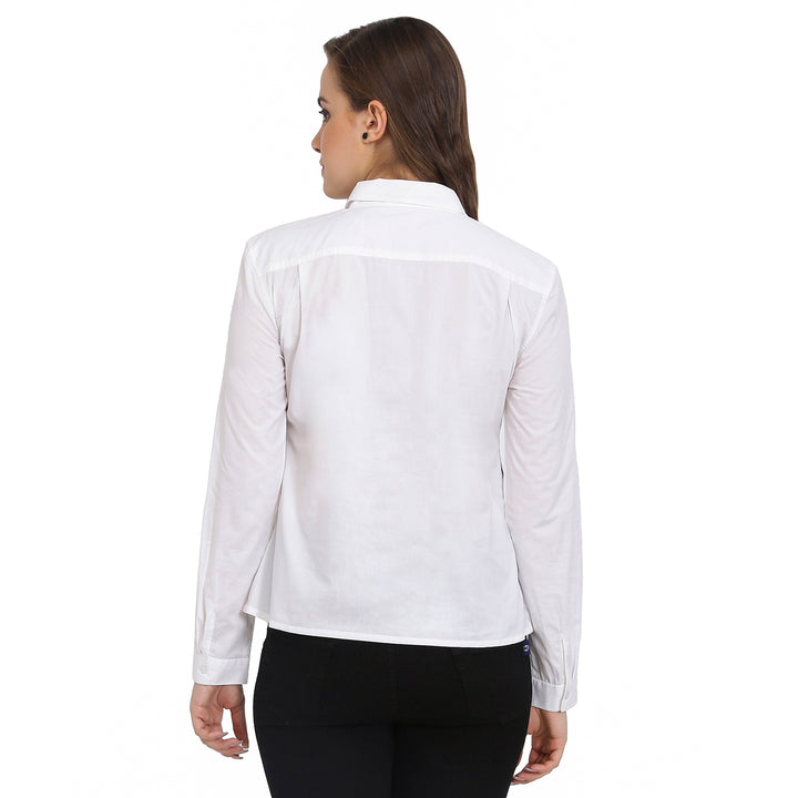 Bow Tied Cotton Shirt