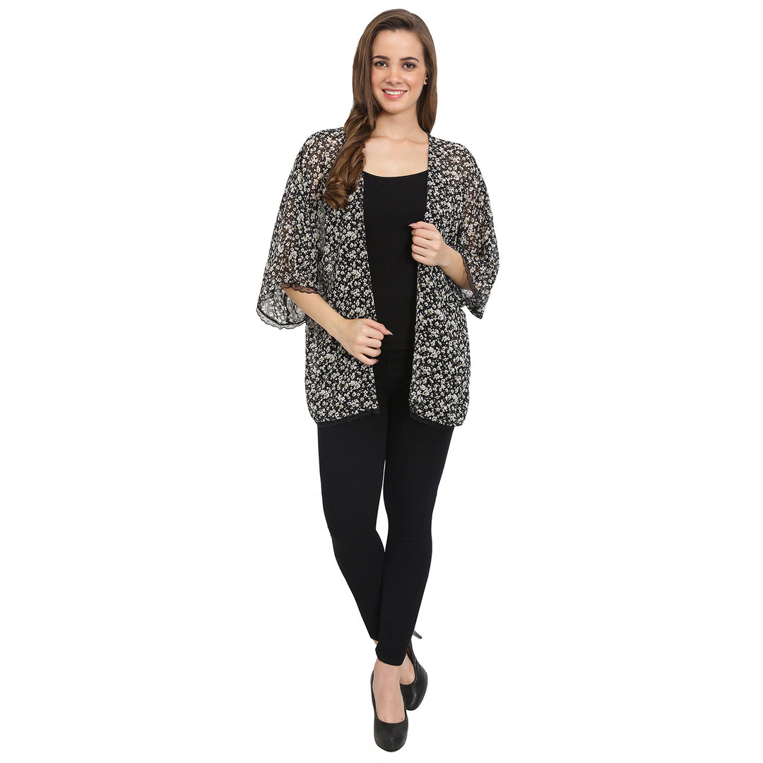 Floral Printed Kimono