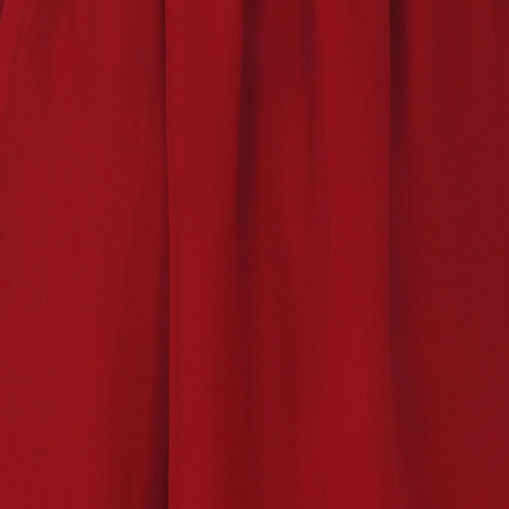 Maroon Gown With Satin Neck Strap