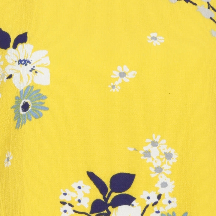 Floral Summer Back Slit Top