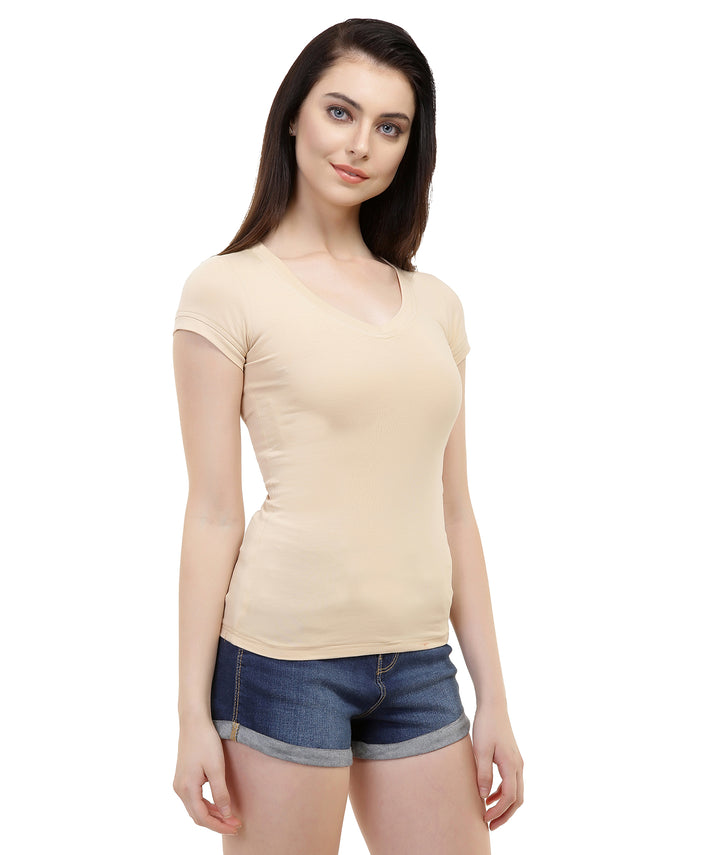 Nude Not-So-Basic T Shirt