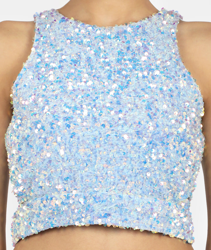 Frozen Sequins Mini Skirt