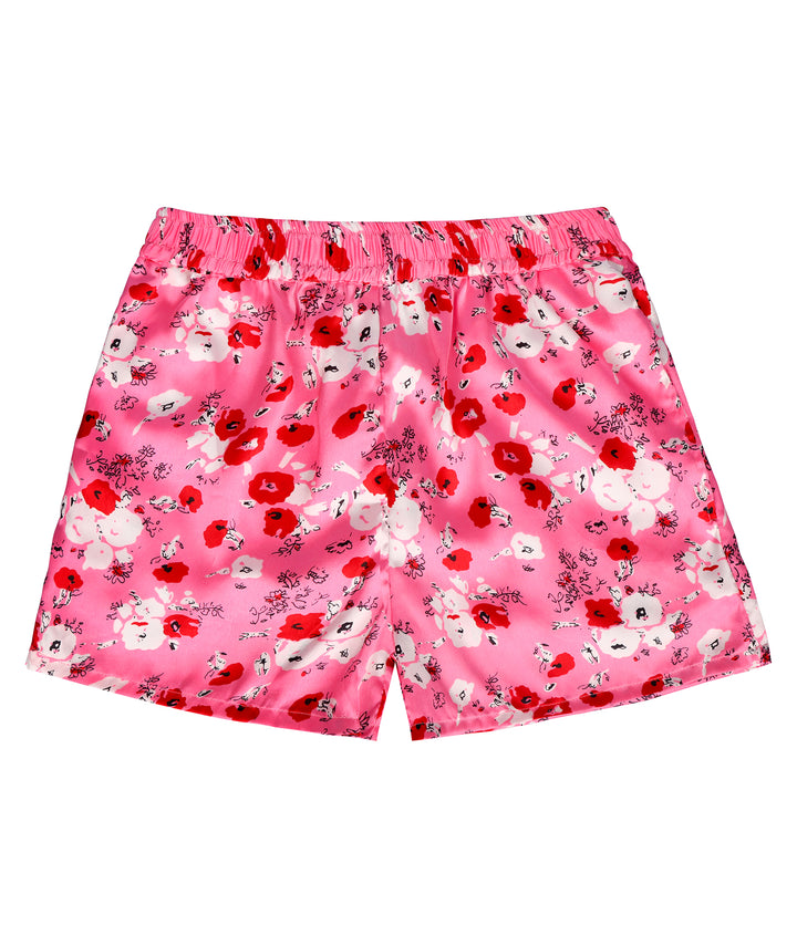 Pretty Pink Satin Shorts