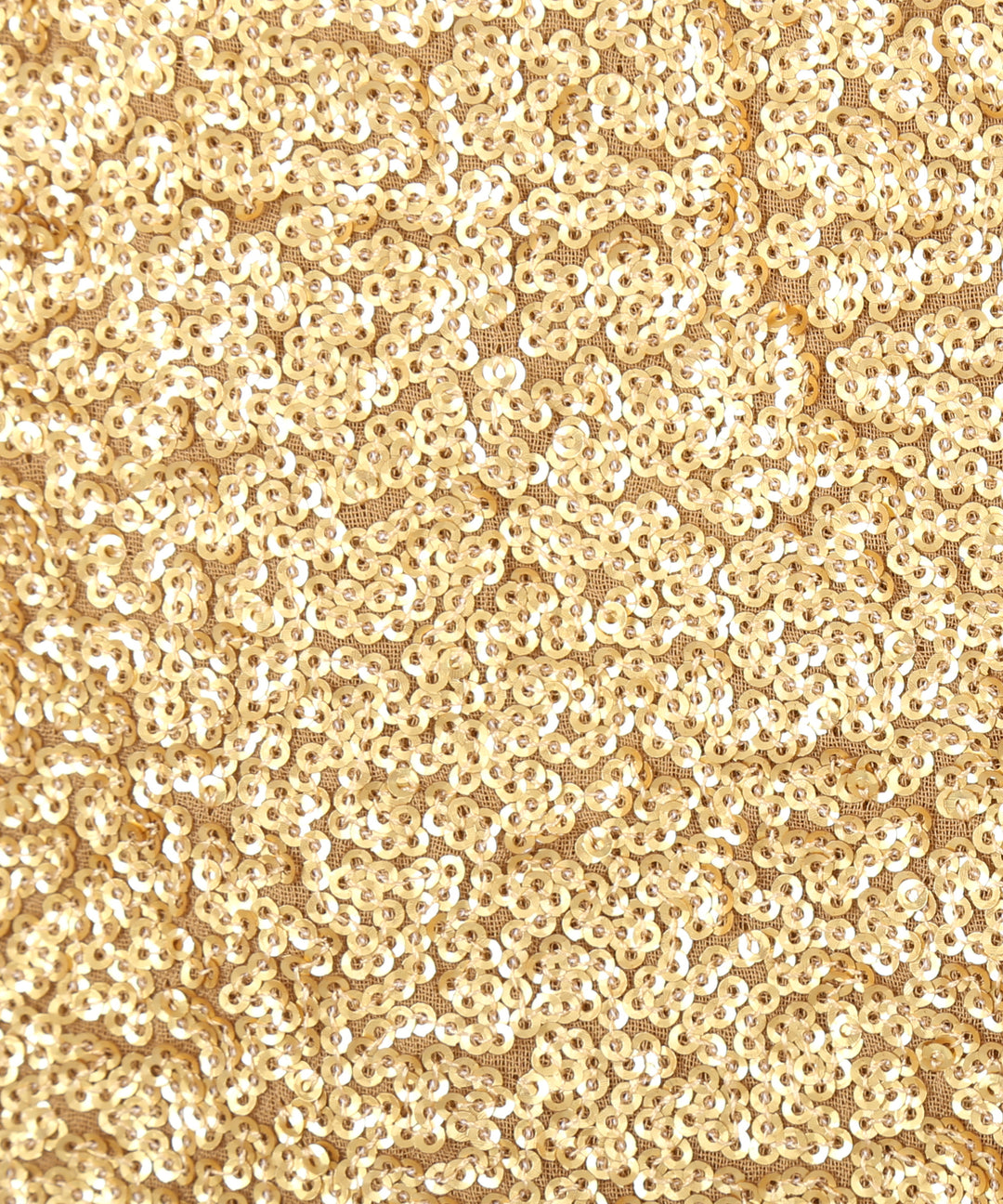 Golden Sequins Peplum Top