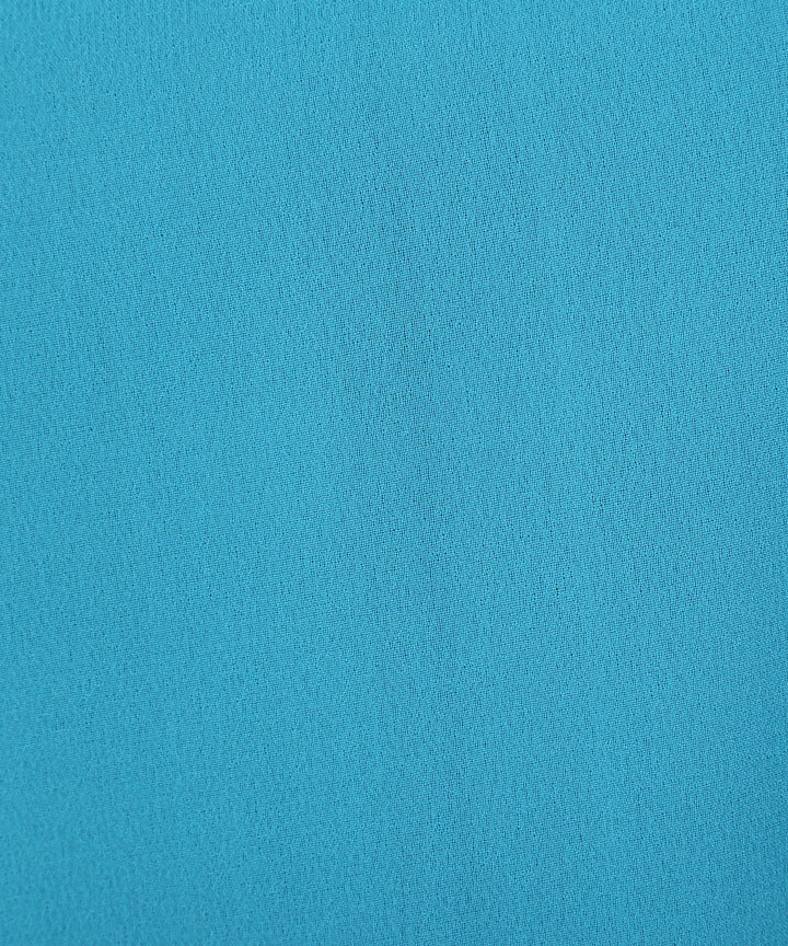 Sea Blue Sheer Crop Top