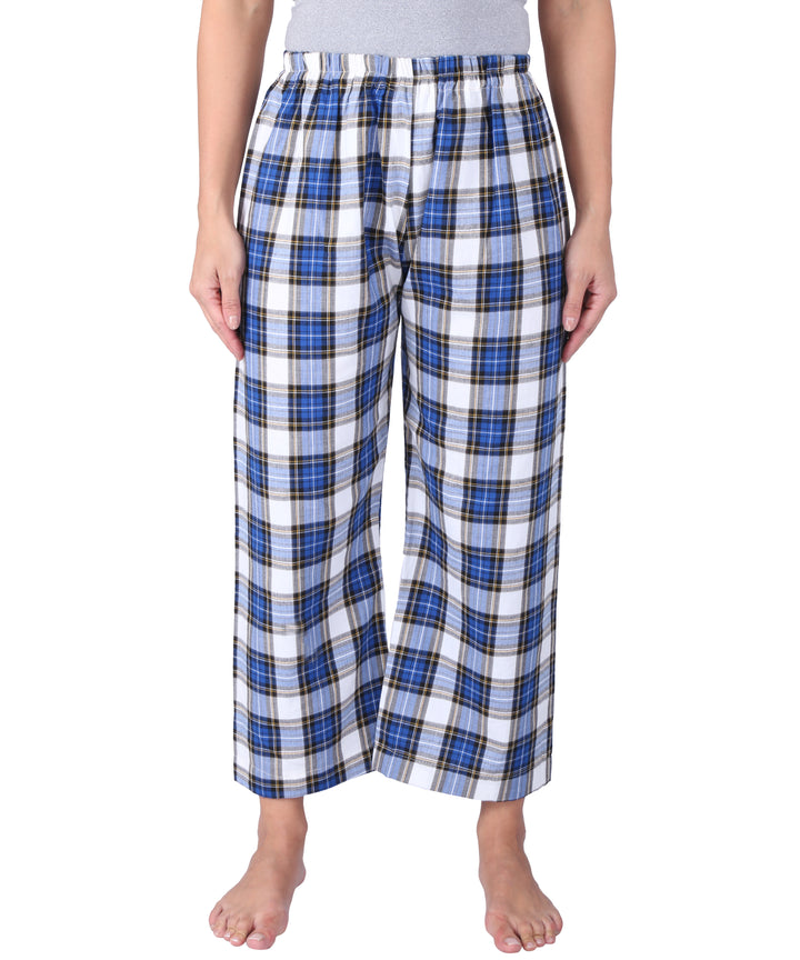 Blue & White Checks Pyjama