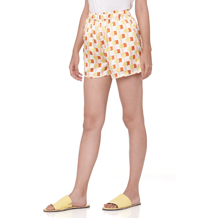 Bright Satin Boxer Shorts