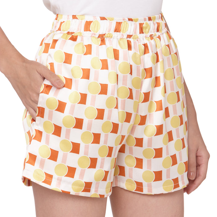 Bright Satin Boxer Shorts
