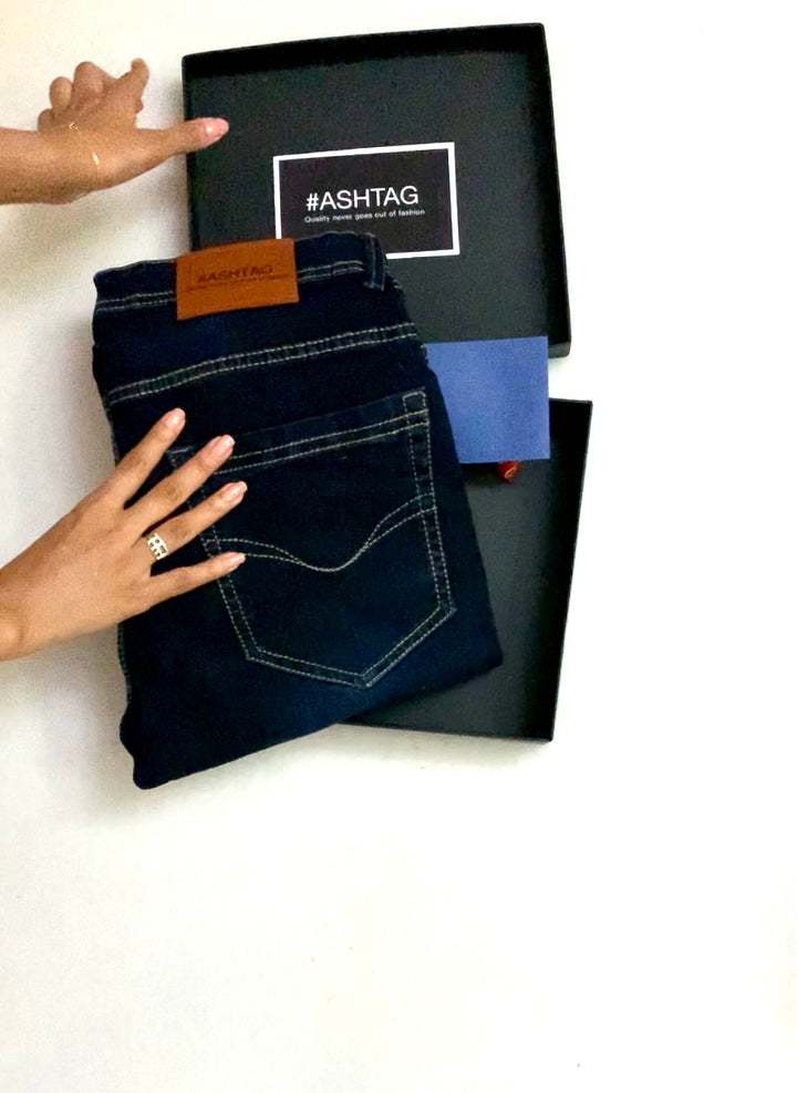 Denim Rakhi Gift Box for Brothers