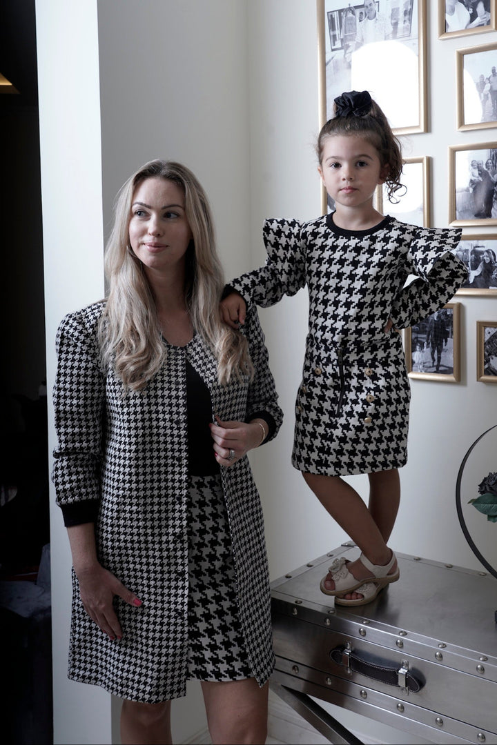 Houndstooth Winter Coord Set