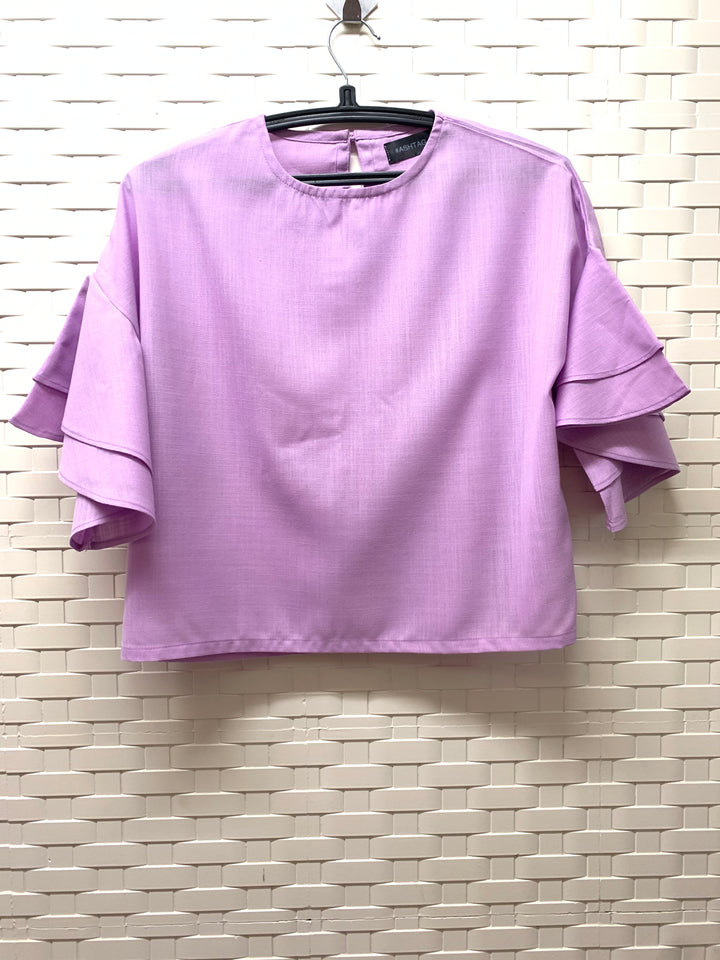 Lilac Bell Sleeves Top