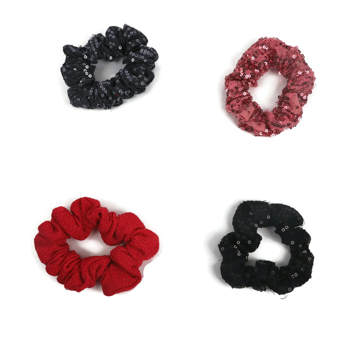 Sequins Scrunchies <br/> Pack of 4