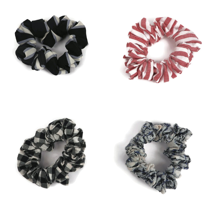 Cotton Scrunchies Set <br/> Pack of 4