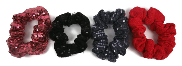 Sequins Scrunchies <br/> Pack of 4