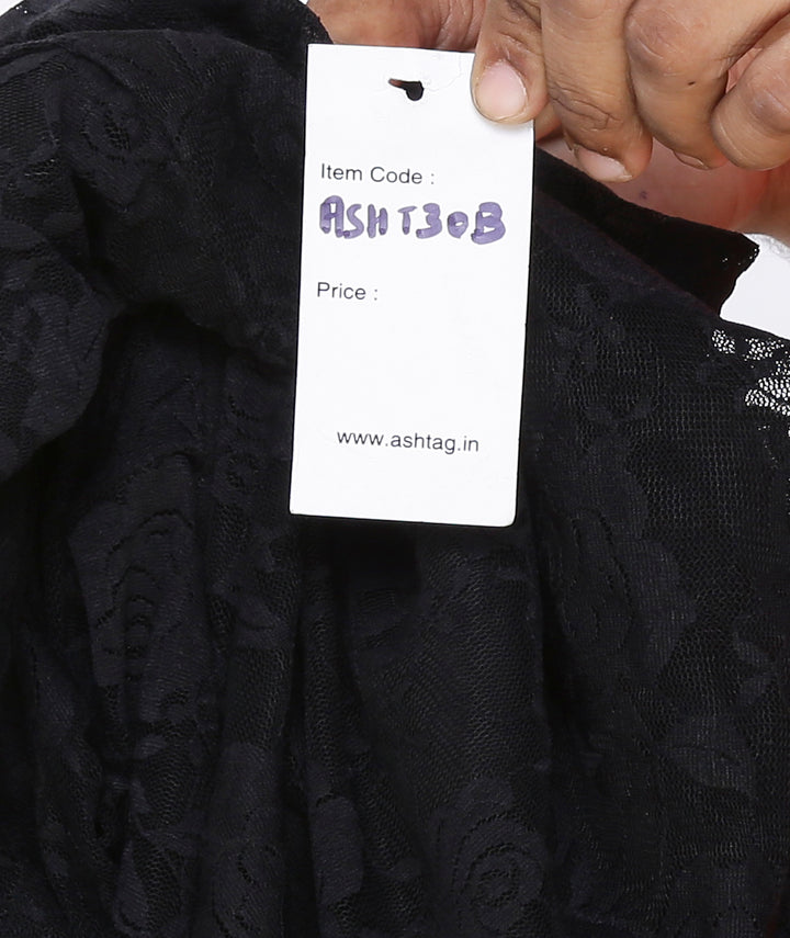 Long Black Lace Maxi Dress