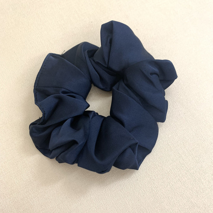 The Solid Satin Scrunchy Set Pack of 4