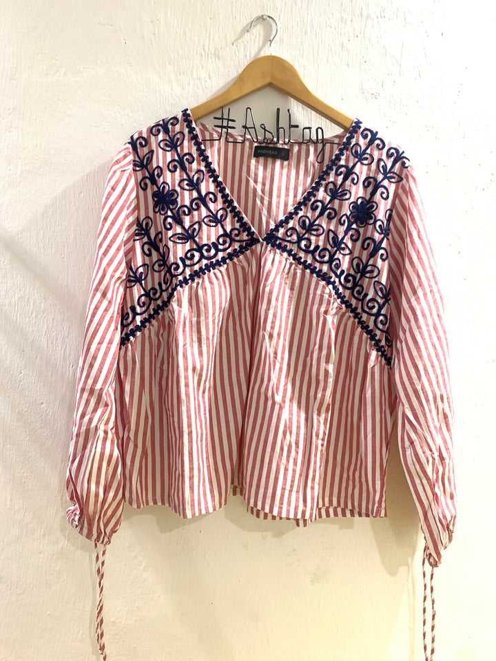 Cotton Embroidered Top