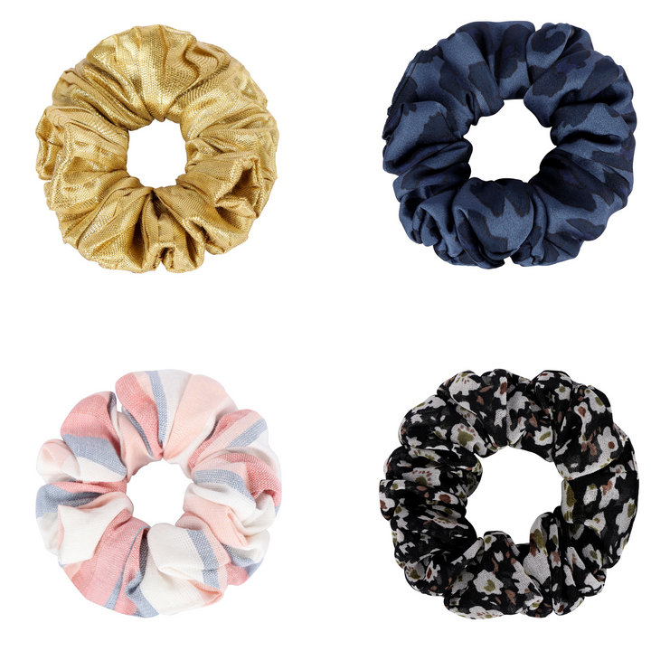 The Every-Occasion Mixed Scrunchy Set <br/> Pack of 4