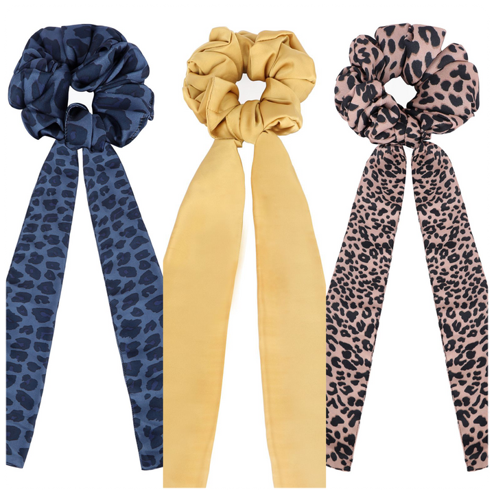 The Silky Scrunchy-cum-bandana mix set