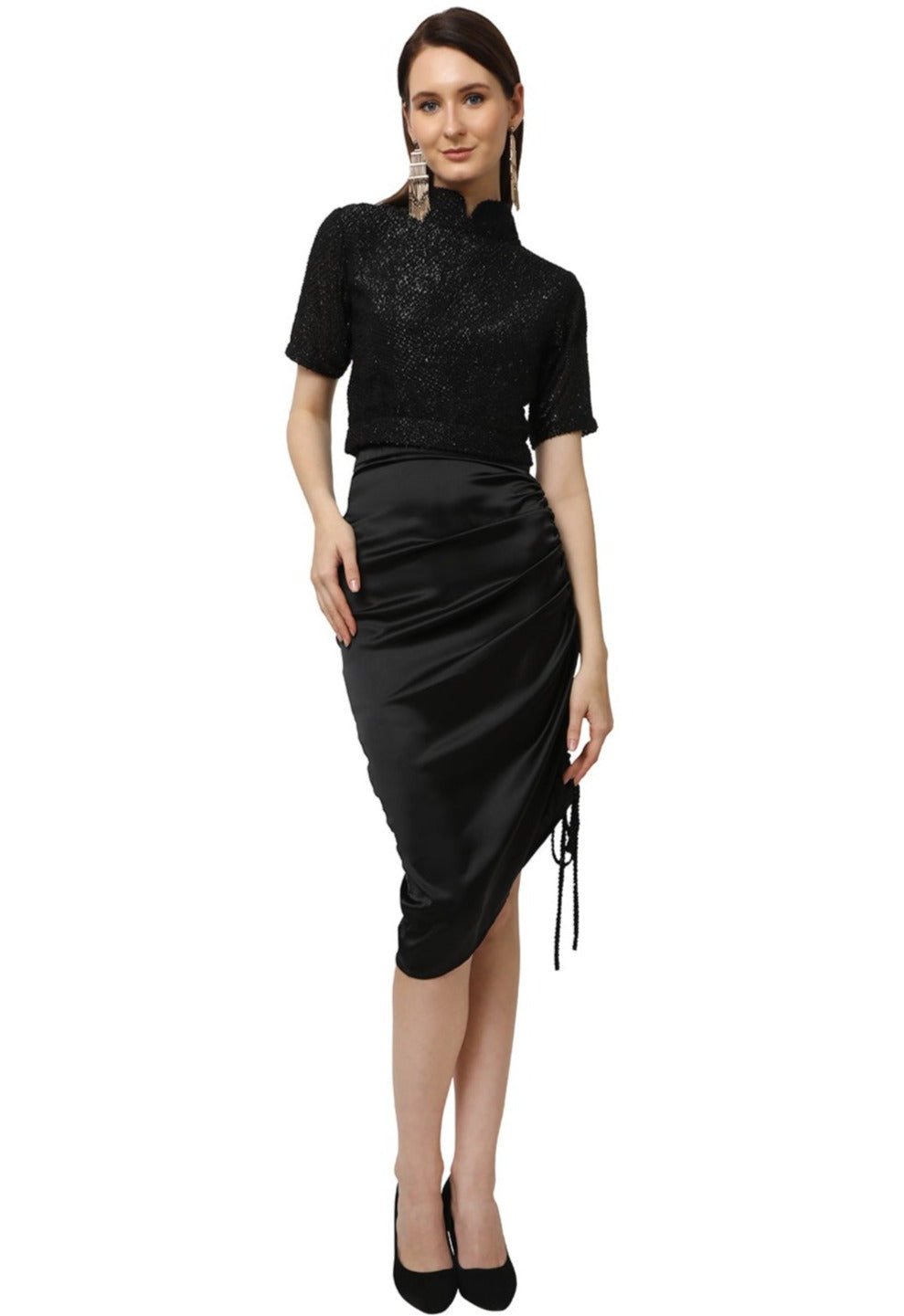 Black Hot Co-ord Set