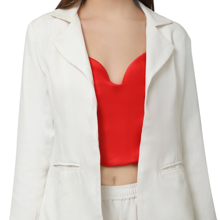 Power White Co-ord Set