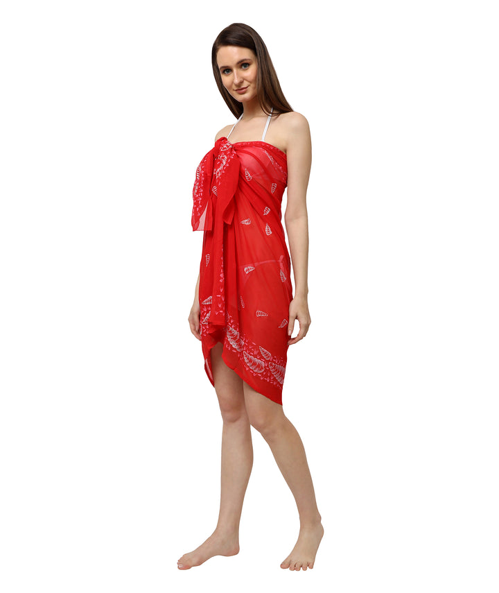 Red Shell Sarong