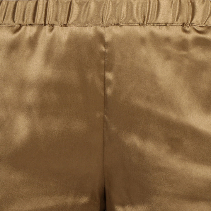 Golden Satin Nightsuit Set