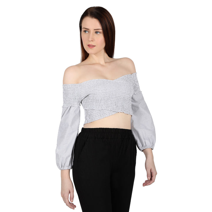 Criss Cross Cotton Crop Top