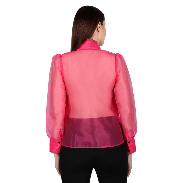 Pink Organza Shirt