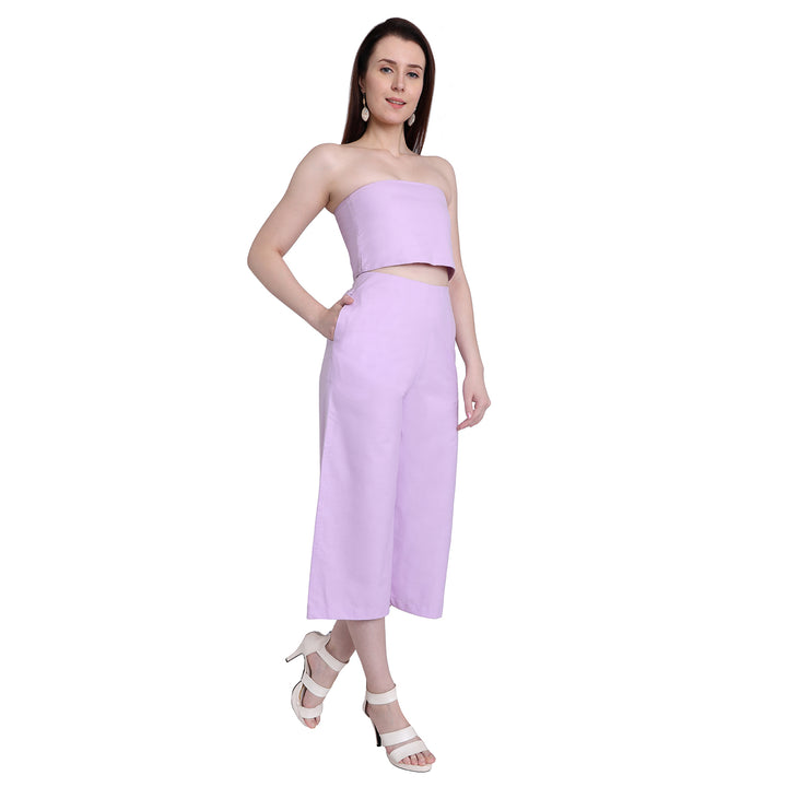 Purple Flared Culottes