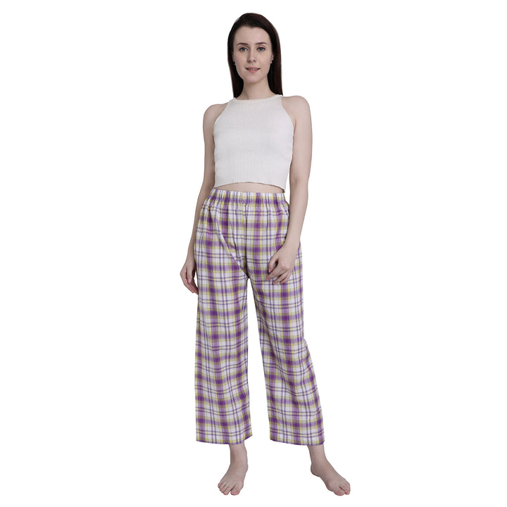 Pretty Purple Checks Pyjamas