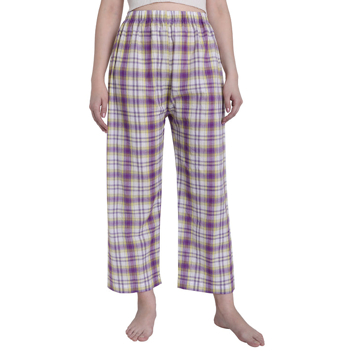 Pretty Purple Checks Pyjamas