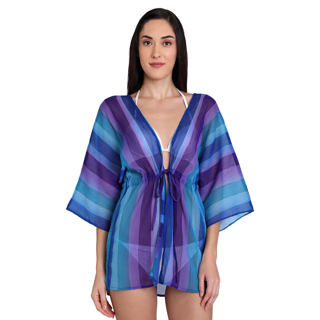 Lagoona Printed Open Kaftan