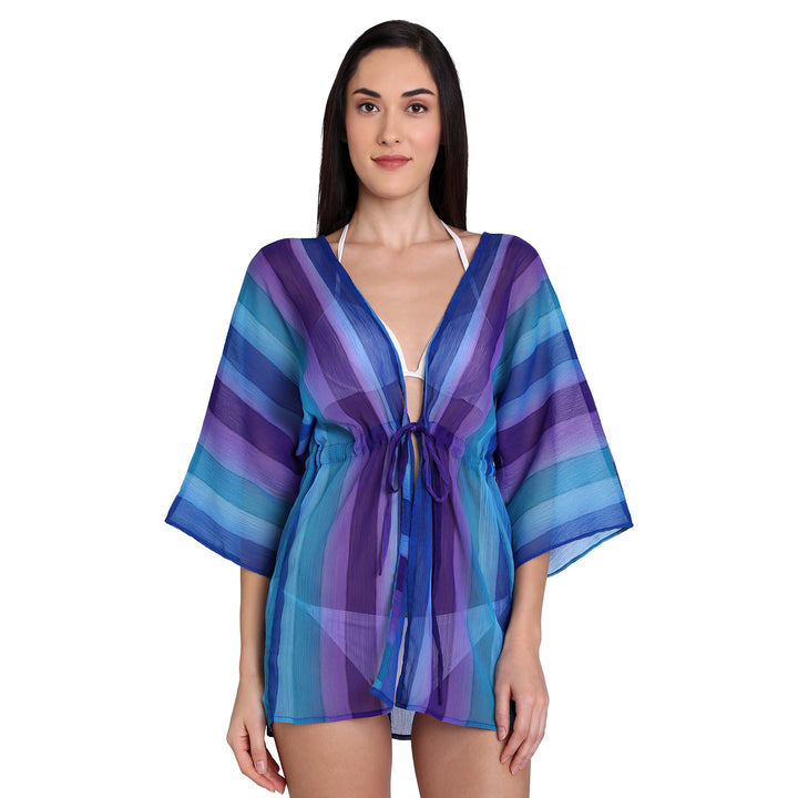Lagoona Printed Open Kaftan