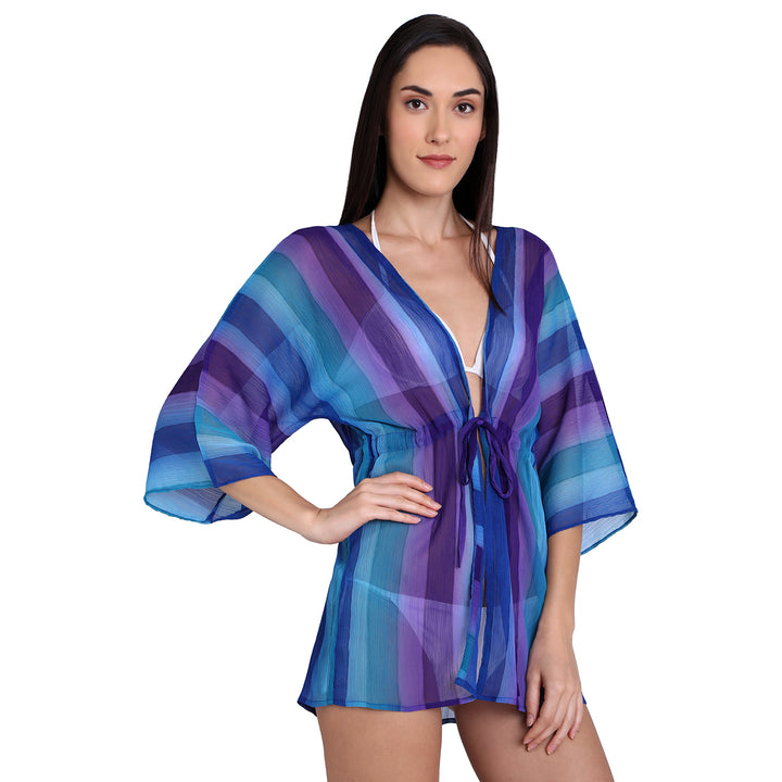 Lagoona Printed Open Kaftan