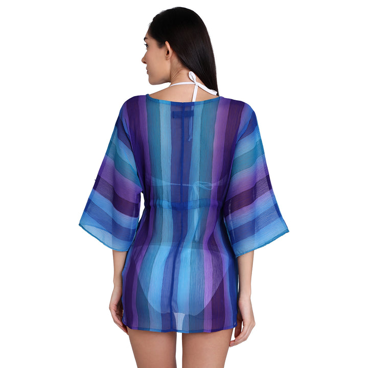 Lagoona Printed Open Kaftan