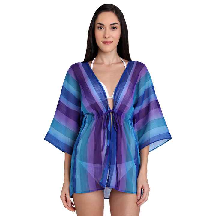 Lagoona Printed Open Kaftan