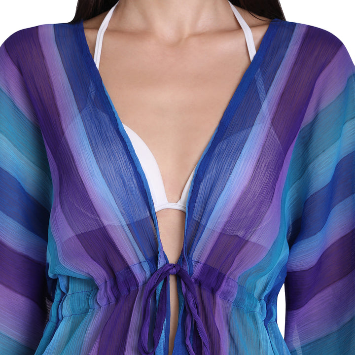 Lagoona Printed Open Kaftan