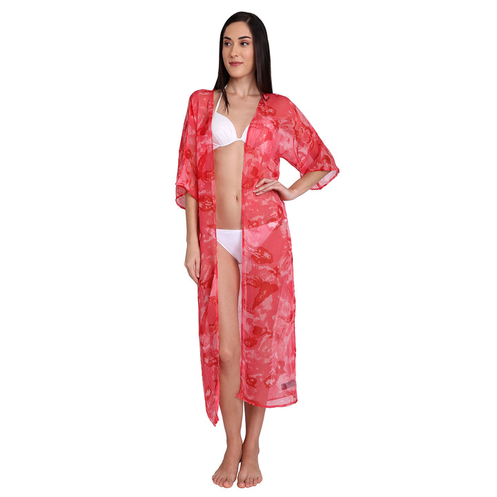 Long Printed Cover Up