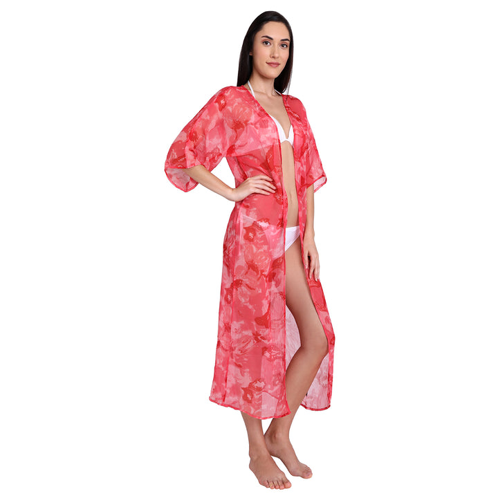 Long Printed Cover Up